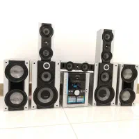 پاناسونیک 10000W بلوتوث فلاش DVD AUX درحد|سیستم صوتی خانگی|سنندج, |دیوار