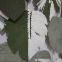 دیوار کوب مکرومه مدل طرح مانسترای غول پیکر|صنایع دستی و سایر لوازم تزئینی|قم, شهرک امام حسن|دیوار