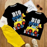 تی شرت شلوارک بلدوزر|کفش و لباس بچه|سنندج, |دیوار