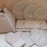 دوخت انواع سرویس آشپزخانه|سفره، حوله، دستمال آشپزخانه|قم, انسجام|دیوار