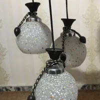 لوستر حبابی سه شاخه