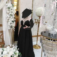 پیراهن مجلسی مشکی سایز ۴۴ .۴۶ بسیار شیک