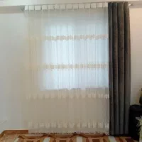 فروش سه عدد پرده شیک|پرده، رانر، رومیزی|ماسال, |دیوار