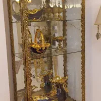 بوفه برنزی لاچکری|بوفه، ویترین، کنسول|تبریز, |دیوار