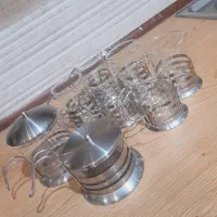 سرویس چایخوری پایه استیل