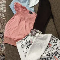 لباس های خارجی وبرند دخترانه6تا 8 سال همش 380