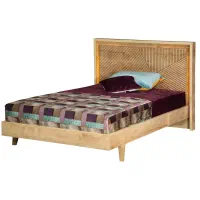 تخت خواب یک و نیم نفره 120×200 چوب راش + تشک