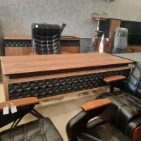 میز مدیریت مدل M502 به همراه کنسول  قصر چوب|دفتر کار|قم, کلهری|دیوار