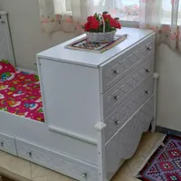 سرویس خواب نوزاد نوجوان|تخت و صندلی بچه|کرج, منظریه|دیوار