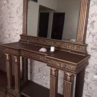 میز و آینه کنسولی آینه شمعدانی