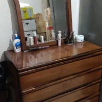 درایور چوبی ۴کشو با آینه