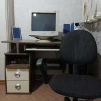 لازم داشتن پول،کامپیوتر با داشتن صندلی و میز چوبی
