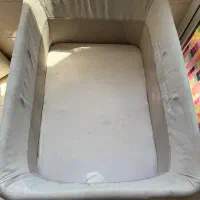 تخت و پارک بازی کودک نونا رنگ هازلوود