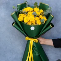 دست گل روبانی