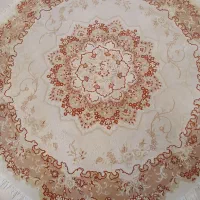 قالیچه ماشینی گرد وگلیم فرش