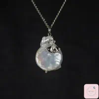 گردنبند مروارید طبیعی باروک