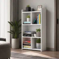 کتابخانه و قفسه ایستاده اقتصادی