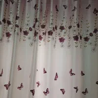۲ پنل پرده ساتن یاسی رنگ