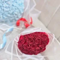 دسته گل و باکس گل ربانی|گل مصنوعی|رشت, سلیمانداراب|دیوار