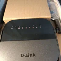 مودم وای فای  D-Link DSL-124  دو آنتن و در حد نو