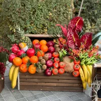 انواع دکور یلدایی وسبد خلعتی ومیوه آرایی|خدمات پذیرایی، مراسم|قم, نیروگاه|دیوار