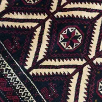 یک جفت فرش دستبافت اعلای بلوچ ریزبافت (بجستان)