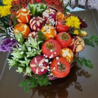 میوه ارایی وحکاکی هندوانه وکدو|خدمات پذیرایی، مراسم|اصفهان, برزان|دیوار