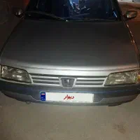 پژو 405 نقره ای پلاک اصفهان