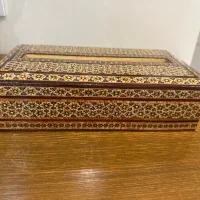 جا کاردی جا دستمال تابلو خاتم کاری|صنایع دستی و سایر لوازم تزئینی|تهران, قنات‌کوثر|دیوار