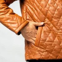 کاپشن چرم مردانه قهوه ای /پرداخت درب منزل|لباس|تهران, تهرانپارس غربی|دیوار