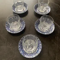 استکان نلبکی سنتی استکان اصل فرانسه نلبکی خارجی|ظروف سرو و پذیرایی|آمل, |دیوار