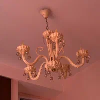 لوستر چینی ۵ شاخه با کریستال