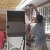 سرویس و گاز یری و نصب انواع مختلف کولر