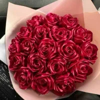 دسته گل روبانی