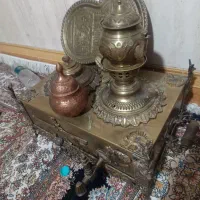 سماور منقلی قدیمی وزنش 17کیلو