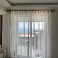 پرده حریر سیم دوزی جدید