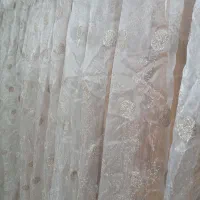 پرده حریر نو وتمیز استفاده نشوده سه عدد سه رنگ|پرده، رانر، رومیزی|تهران, کامرانیه|دیوار