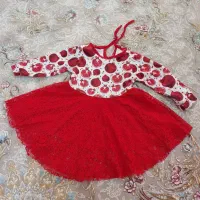 لباس یلدایی نو و پوتین بچگانه سایز26|کفش و لباس بچه|شاهین‌شهر, شهرک سایت|دیوار