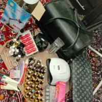 فروش فوری وسایل کاشت ناخن تمیز سالم و آماده کا