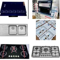 اجاق گاز صفحه استیل ۵شعله new model کد۸۹53b986