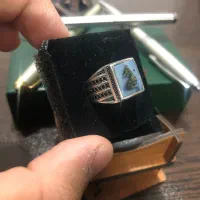 انگشتر نقره شجر بسیار زیبا