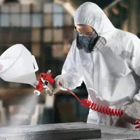 پاشش کار رنگ کار قطعات پلاستیکی