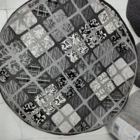 قالیچه گرد سایز ۱۰۰در۱۰۰ یا یک در یک کد ۴۴|گلیم، جاجیم، گبه|مشهد, کشف|دیوار