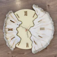 ساعت دیواری طرح و رنگ و سایز دلخواه (ورق بزنید)