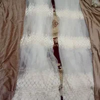 پرده تور شایندار  ۳عدد با دستک مخمل|پرده، رانر، رومیزی|تربت جام, شهرک آزادگان|دیوار