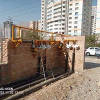 لوله کشی گاز .آتشنشانی .موتورخانه.فن کوئل