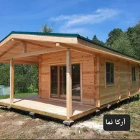 اجرای آلاچیق کلاسیک چوبی وفلزی کامپوزیت چوب ترموود