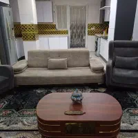 مبلمان راحتی تخت شو هشت نفره|مبلمان خانگی و میز عسلی|قرچک, میرزائی جنوبی|دیوار