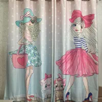 پرده اتاق خواب دخترانه شیک