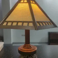 آباژور چوبی|چراغ خواب و آباژور|اسلامشهر, شهرک سعیدیه|دیوار